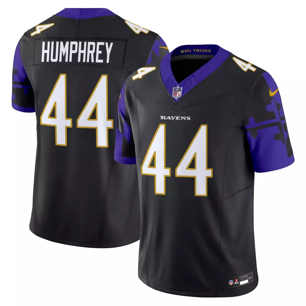 Marlon Humphrey Baltimore Ravens Black Vapor Limited Jersey | Maryland Flag Style | Stitched Fan Gear for Men, Women & Youth
