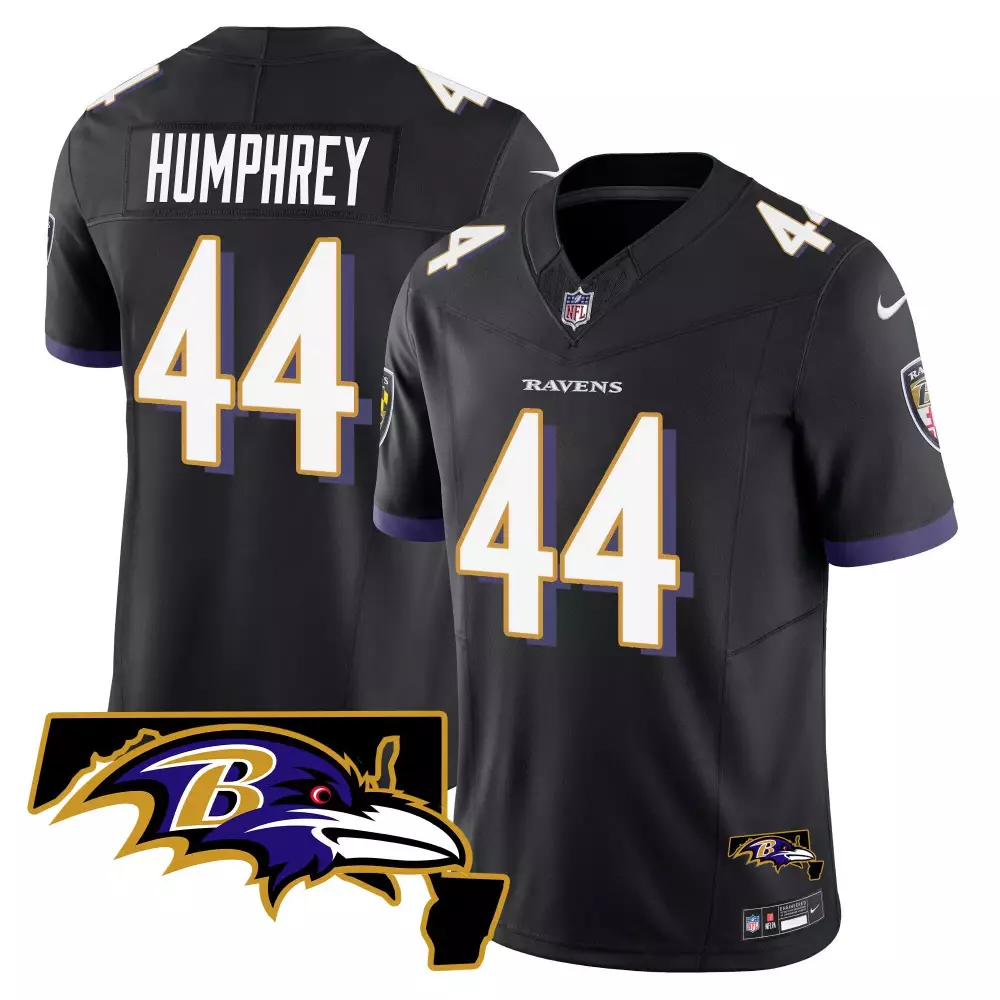 Marlon Humphrey Baltimore Ravens Black Vapor Limited Jersey | Maryland Flag Style | Stitched Fan Gear for Men, Women & Youth