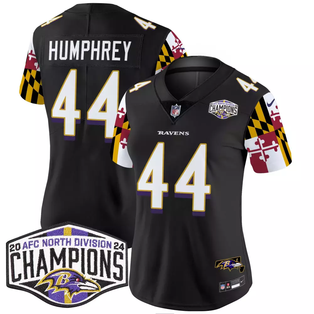 Marlon Humphrey Baltimore Ravens Women's Jacoby Jones Patch Vapor Limited Jersey | Stitched Design | Fan Gear for Women & Youth