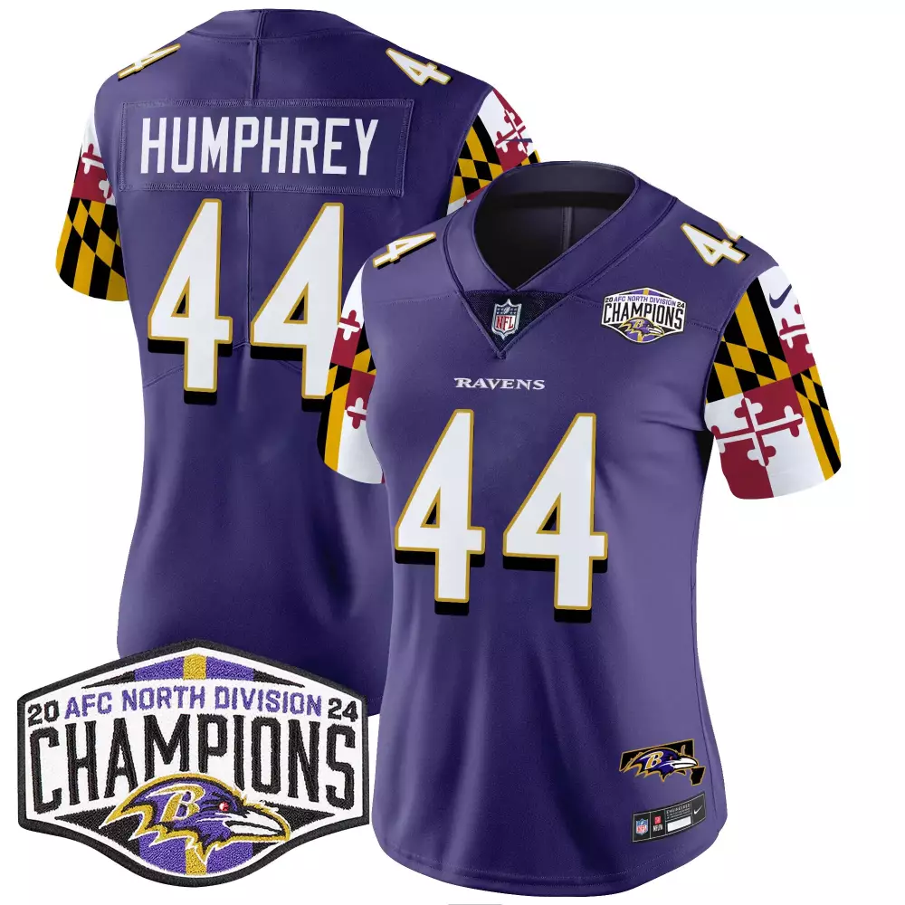 Marlon Humphrey Baltimore Ravens Women's Jacoby Jones Patch Vapor Limited Jersey | Stitched Design | Fan Gear for Women & Youth