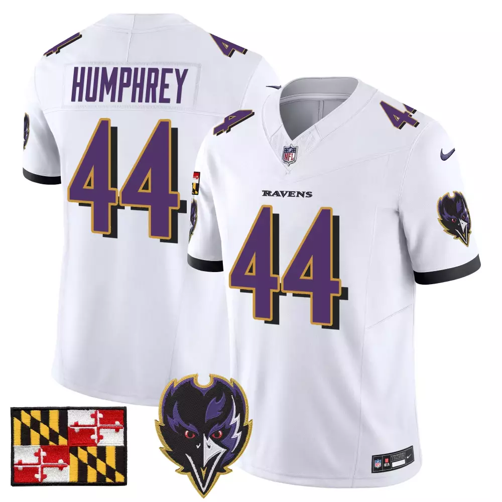 Marlon Humphrey Baltimore Ravens 2024 Maryland Flag Vapor Limited Jersey | Stitched Design | Fan Gear for Men, Women & Youth