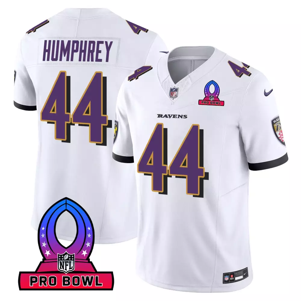 Marlon Humphrey Baltimore Ravens 2024 Pro Bowl Patch Vapor Jersey | Black Limited Edition Stitched Style | For Men, Women & Youth