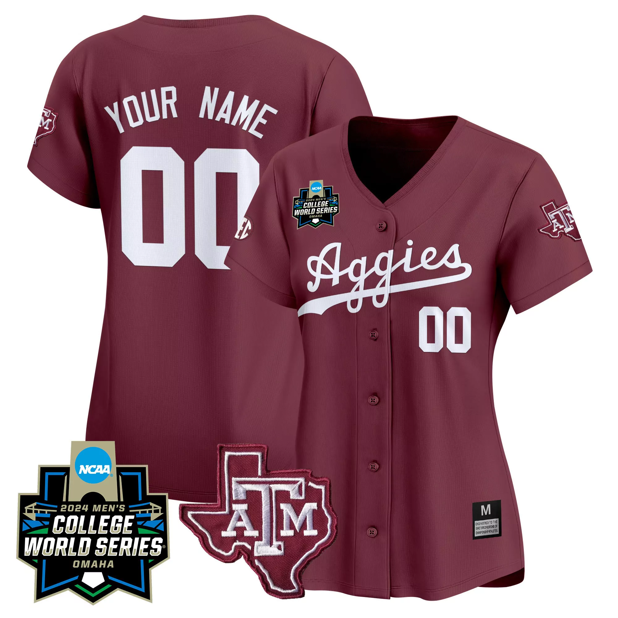 maroon sleeves men texas am aggies vapor limited custom jersey all stitched