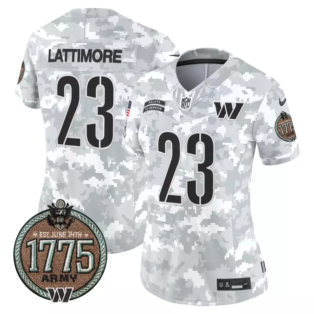 marshon lattimore alternate mens washington commanders 90th sean taylor patch gold vapor limited jersey all stitched