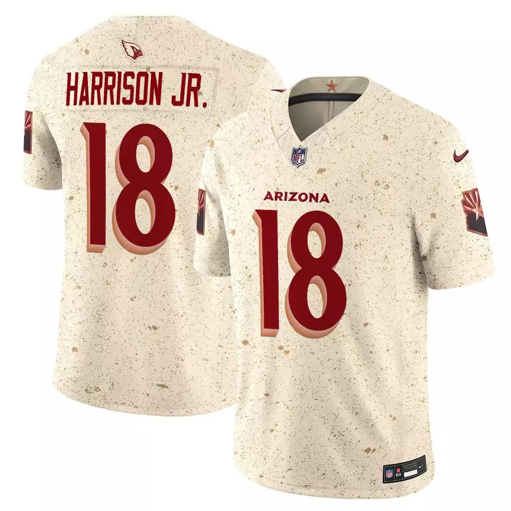 marvin harrison jr black mens arizona cardinals 2024 special vapor limited jersey all stitched