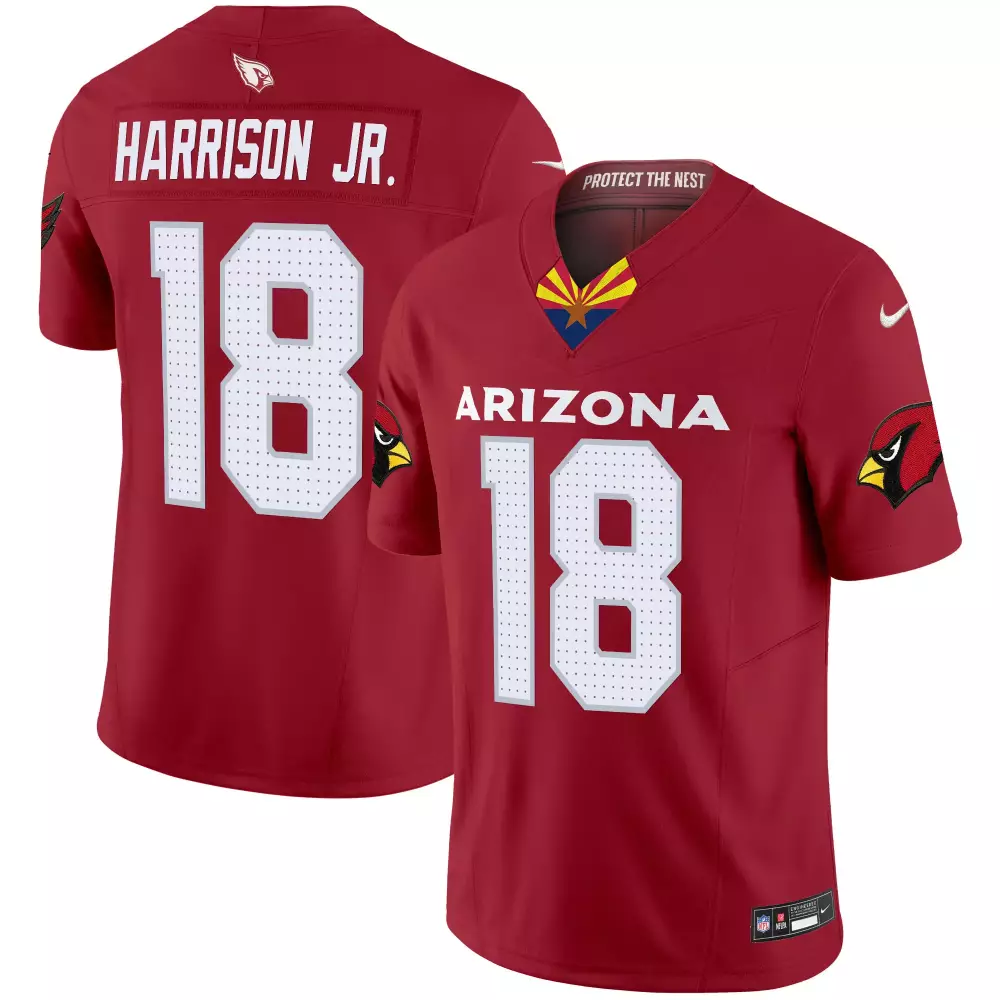 marvin harrison jr red mens arizona cardinals 2024 special vapor limited jersey all stitched