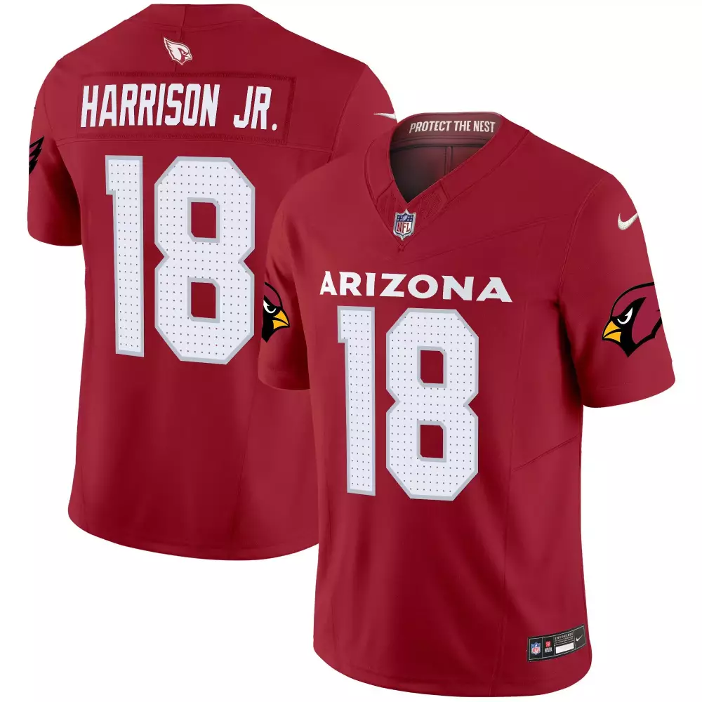 marvin harrison jr red mens arizona cardinals 2024 special vapor limited jersey all stitched