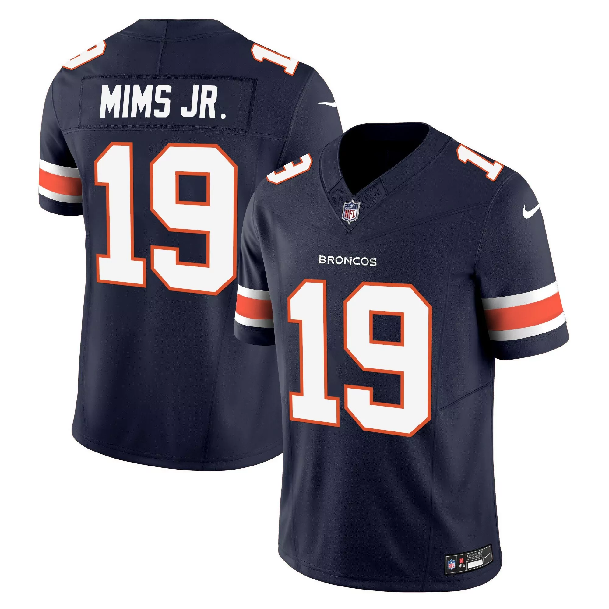 marvin mims jr navy mens denver broncos vapor limited jersey all stitched