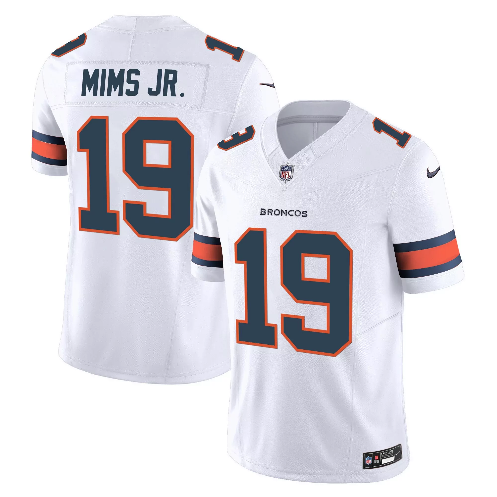 marvin mims jr white mens denver broncos vapor limited jersey all stitched