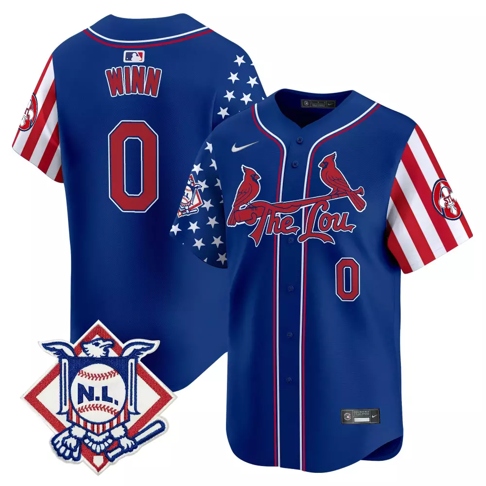 Masyn Winn Men's Royal Jersey | 2024 Fourth of July Vapor Premier Limited Edition | Fan Gear for All | For Men, Women & Youth