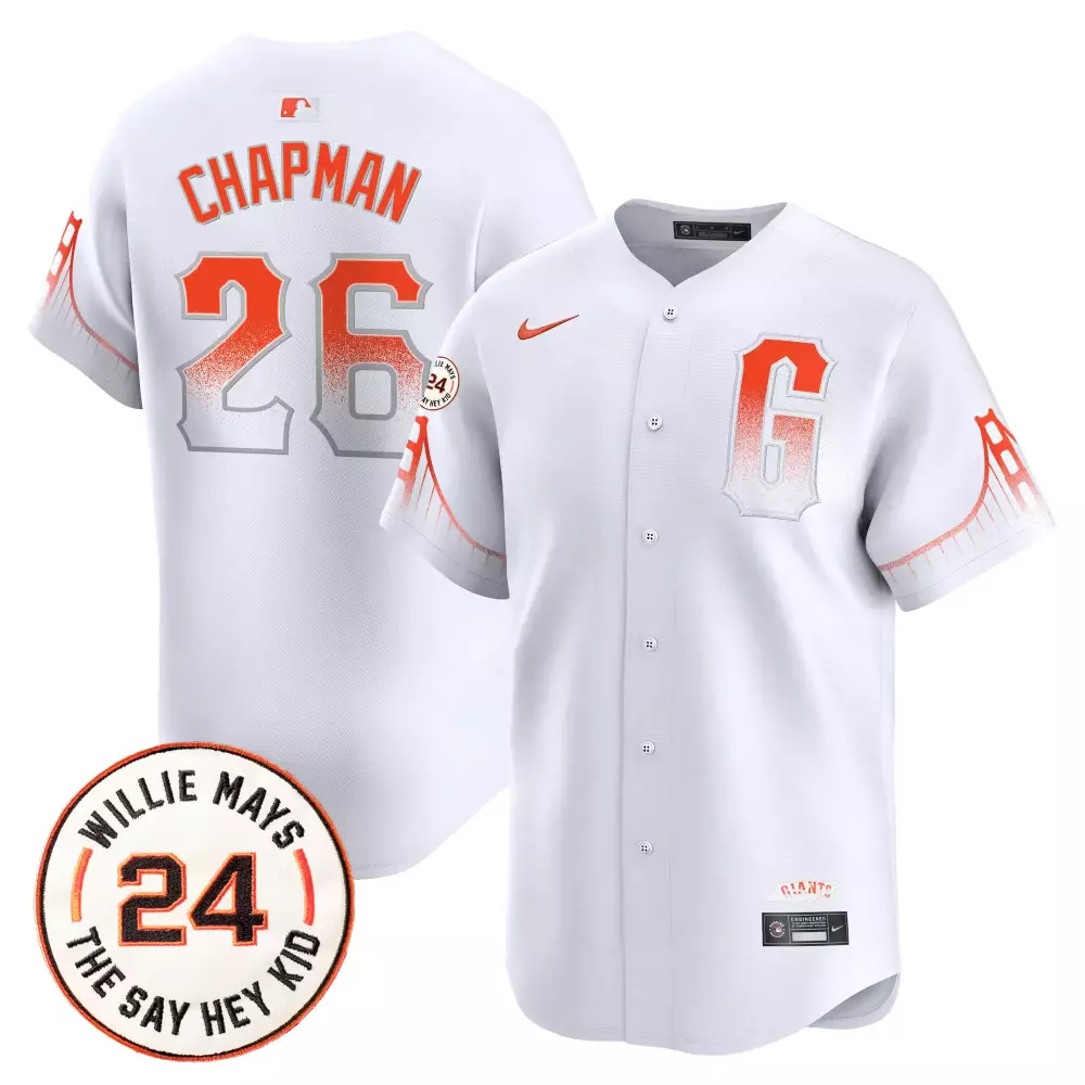 matt chapman black womens san francisco giants 2024 willie mays patch vapor premier limited jersey v4 all stitched
