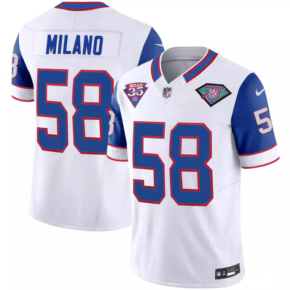 matt milano royal sleeves mens buffalo bills 1994 throwback oj simpson patch vapor limited jersey all stitched