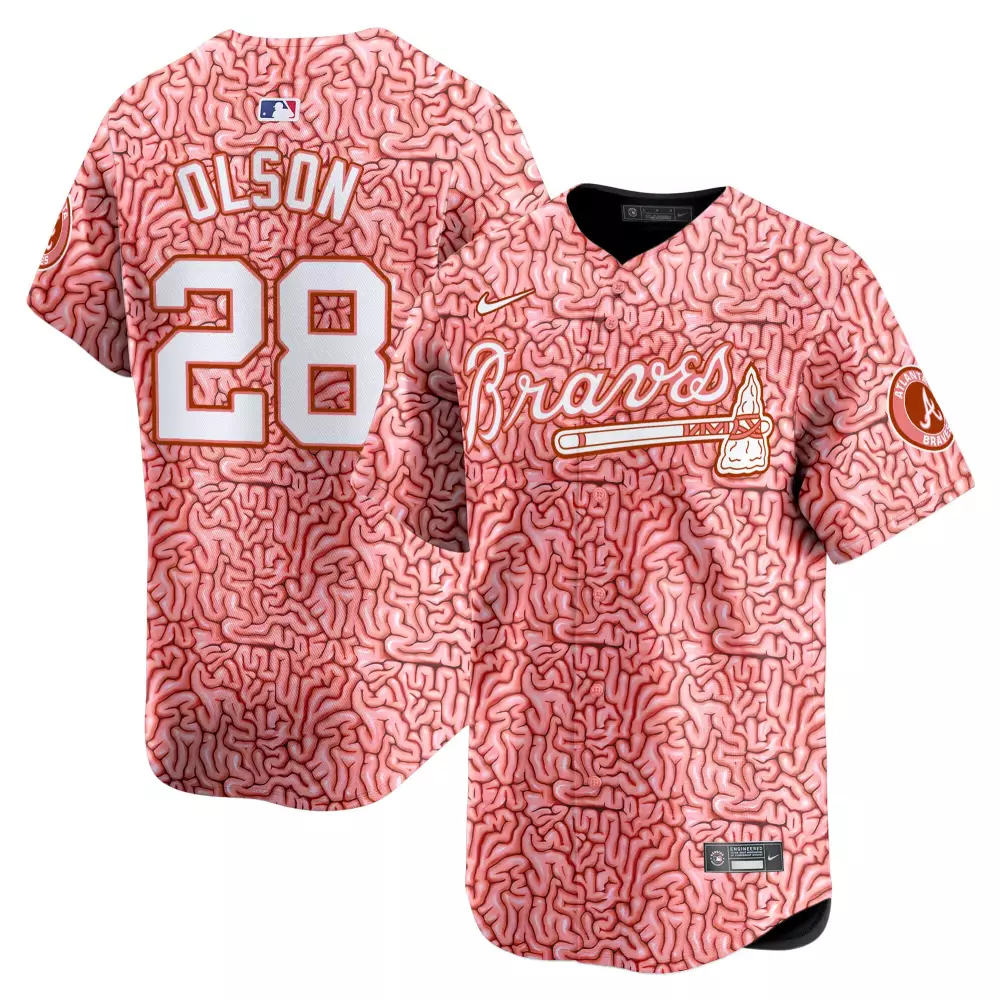 Matt Olson Atlanta Braves Gray Road Limited Player Jersey | R4P Style | Fan Gear for Men, Women & Youth