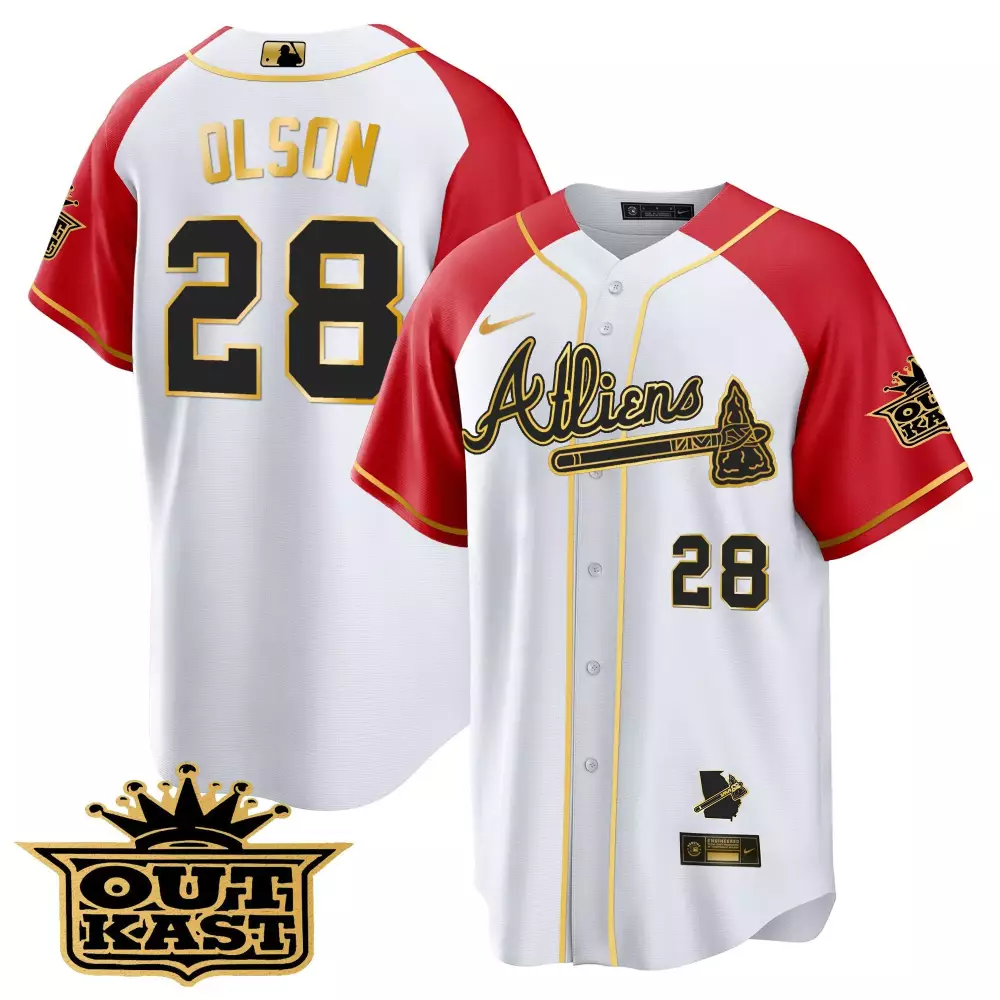 matt olson white navy mens atlanta braves atliens gold alternate cool base jersey all stitched