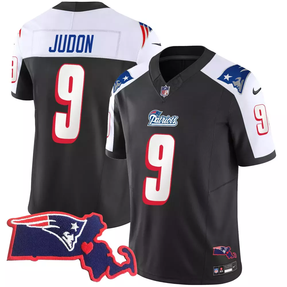 matthew judon black alternate mens new england patriots 1996 throwback state patch vapor jersey all stitched