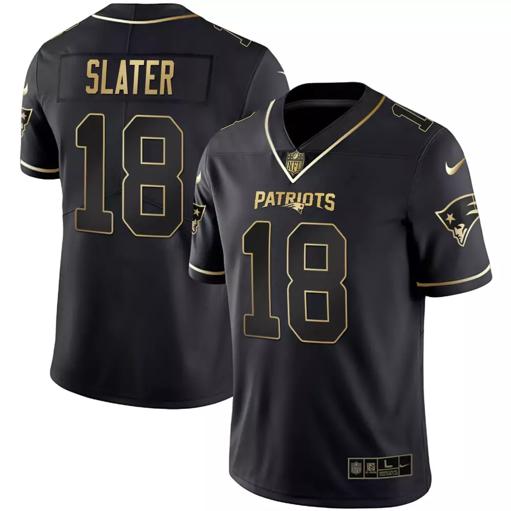 matthew slater black gold mens new england patriots white gold black gold jersey all stitched