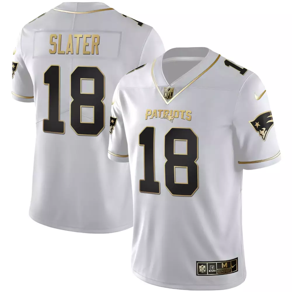 matthew slater black gold mens new england patriots white gold black gold jersey all stitched