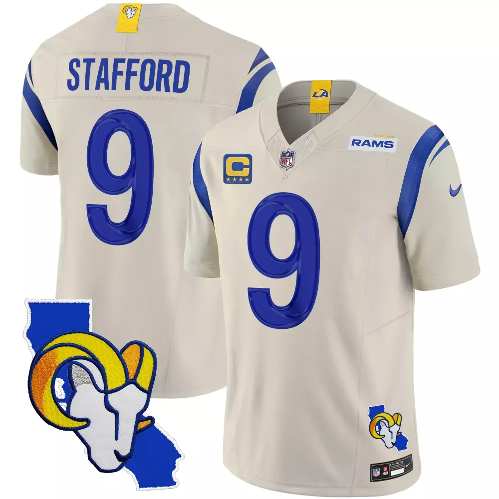 matthew stafford black womens los angeles rams vapor limited jersey v2 all stitched