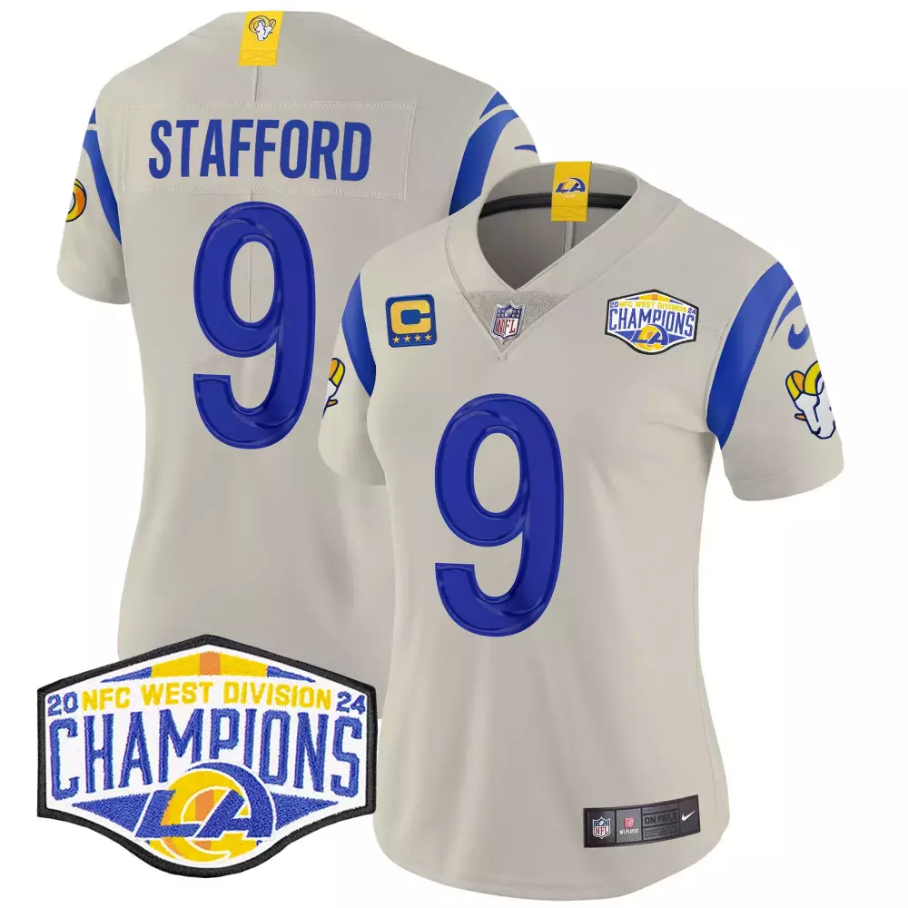 matthew stafford bone mens los angeles rams special vapor limited jersey v2 all stitched
