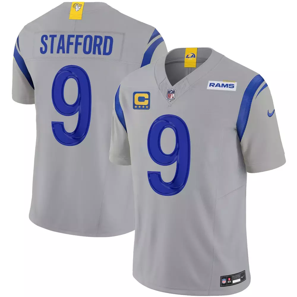 matthew stafford gold womens los angeles rams special vapor limited jersey all stitched
