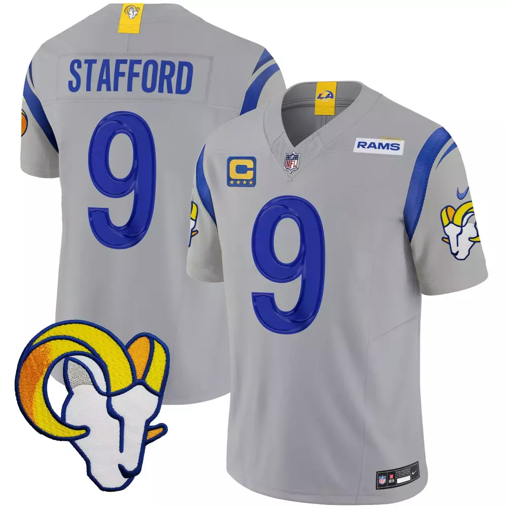 matthew stafford gold womens los angeles rams special vapor limited jersey all stitched