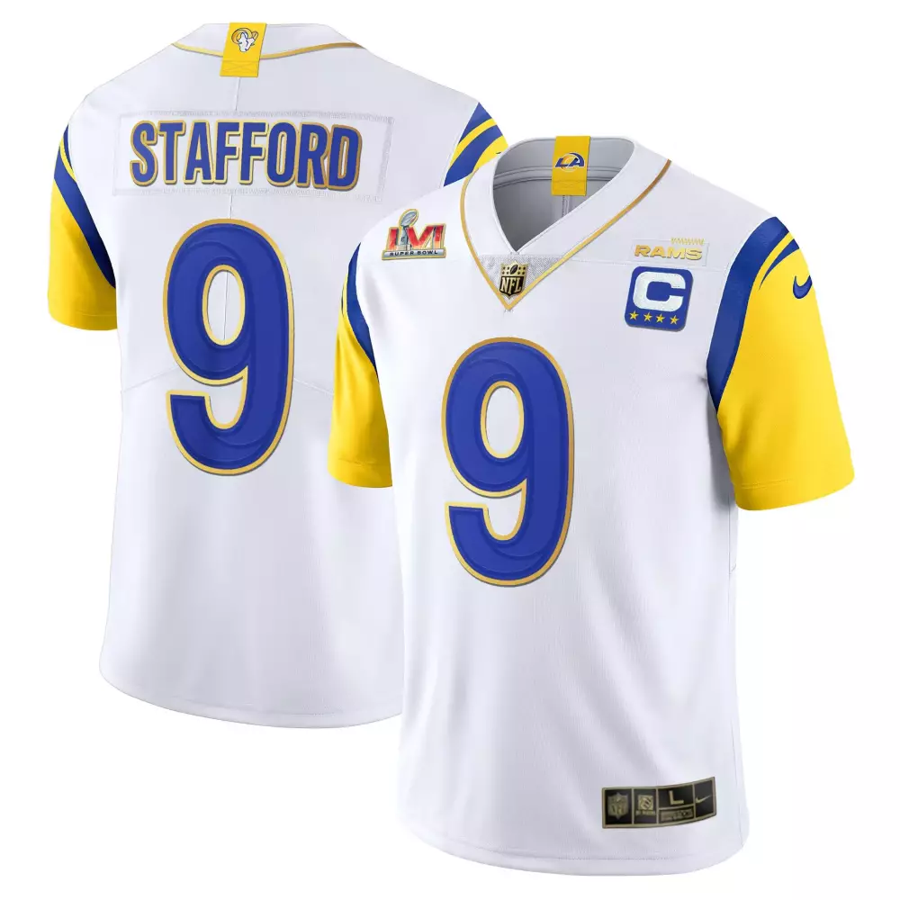 matthew stafford men los angeles rams 2024 salute to service vapor limited jersey arctic camo all stitched