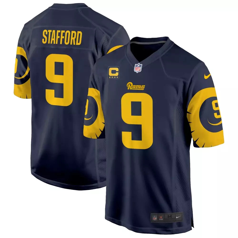 matthew stafford men los angeles rams 2024 salute to service vapor limited jersey arctic camo all stitched