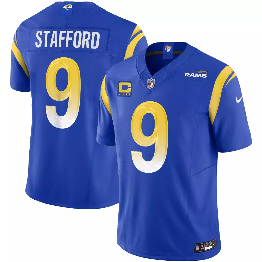 matthew stafford royal mens los angeles rams special vapor limited jersey all stitched