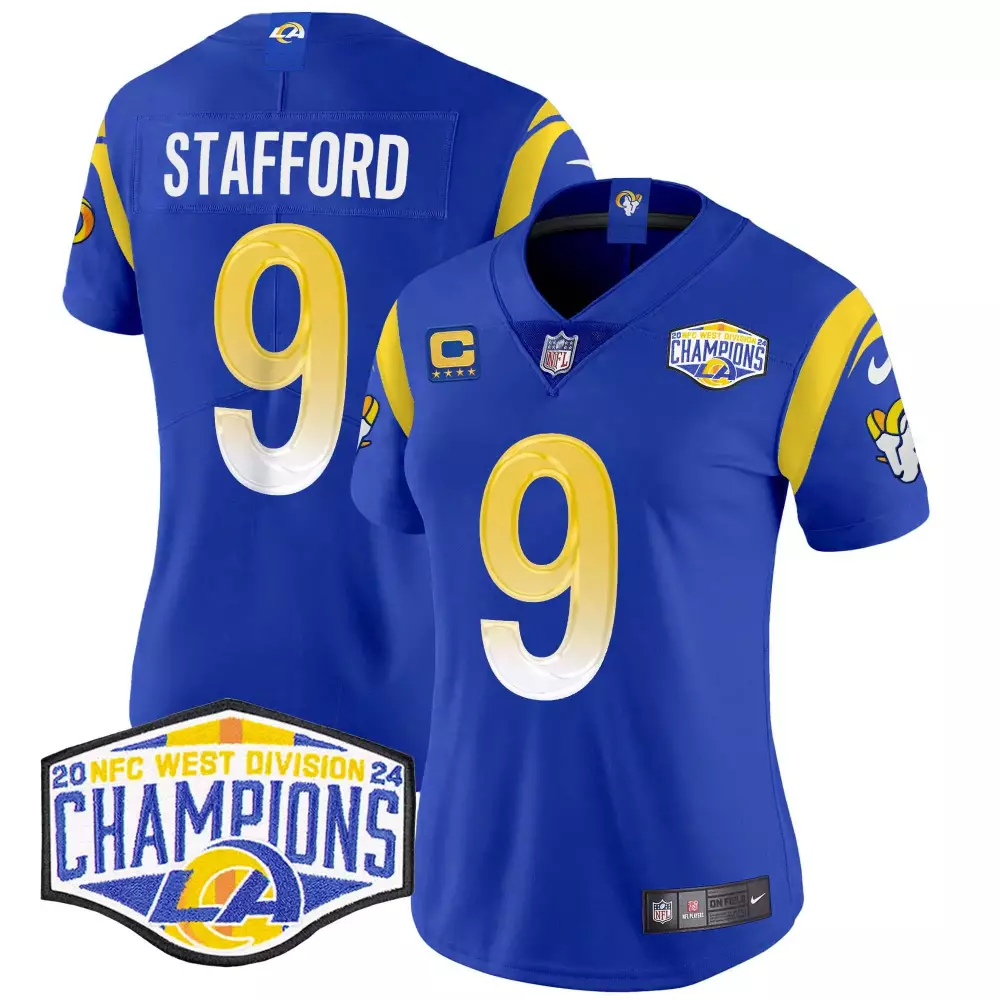 matthew stafford royal mens los angeles rams special vapor limited jersey all stitched