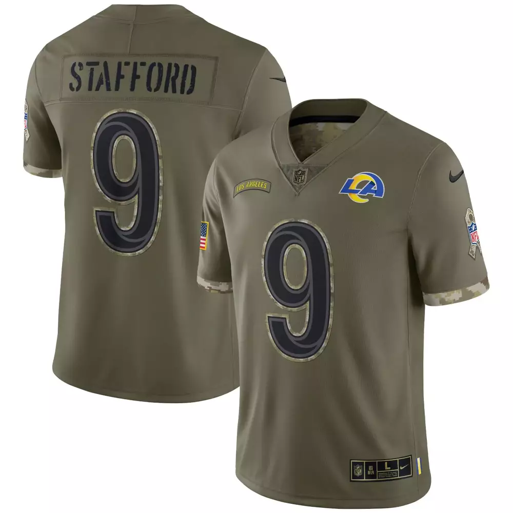 matthew stafford royal womens los angeles rams california patch vapor limited jersey all stitched