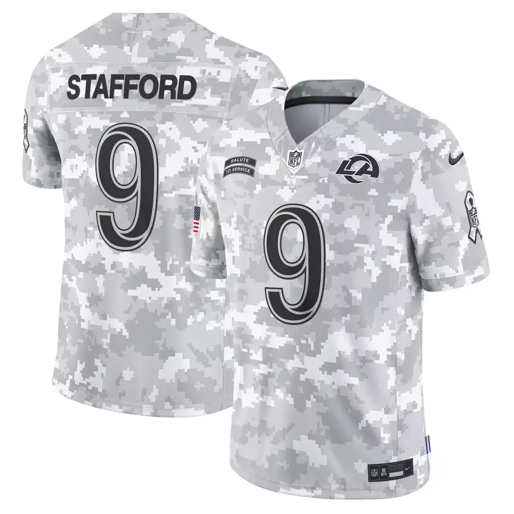 matthew stafford white womens los angeles rams vapor limited jersey v2 all stitched