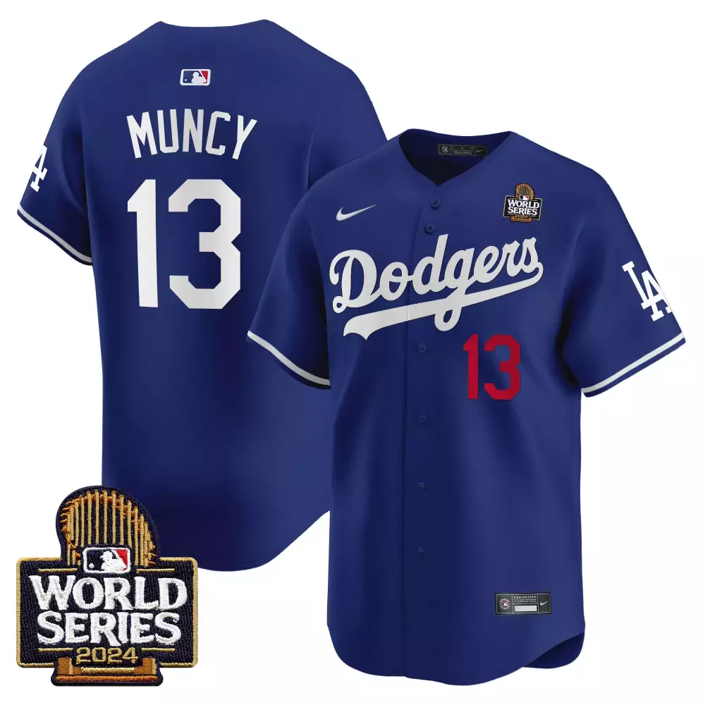 Max Muncy 2024 City Connect Vapor Premier Limited Jersey | White Stitched Fan Gear for Men, Women & Youth