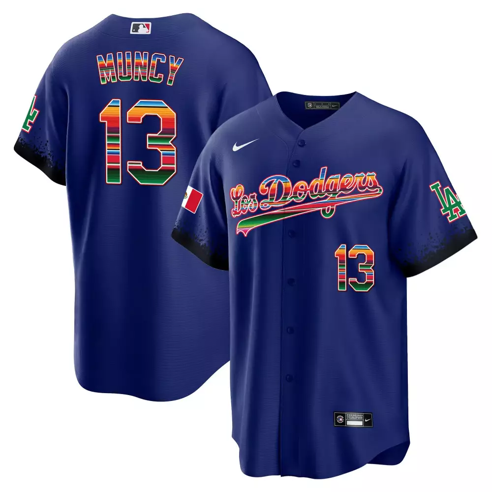 Max Muncy Mexico Cool Base City Connect Limited Jersey | Royal Stitched Fan Gear for Men, Women & Youth