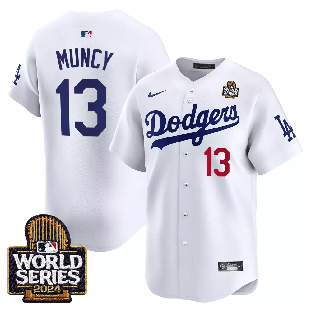 Max Muncy 2024 City Connect Vapor Premier Limited Jersey | White Stitched Fan Gear for Men, Women & Youth