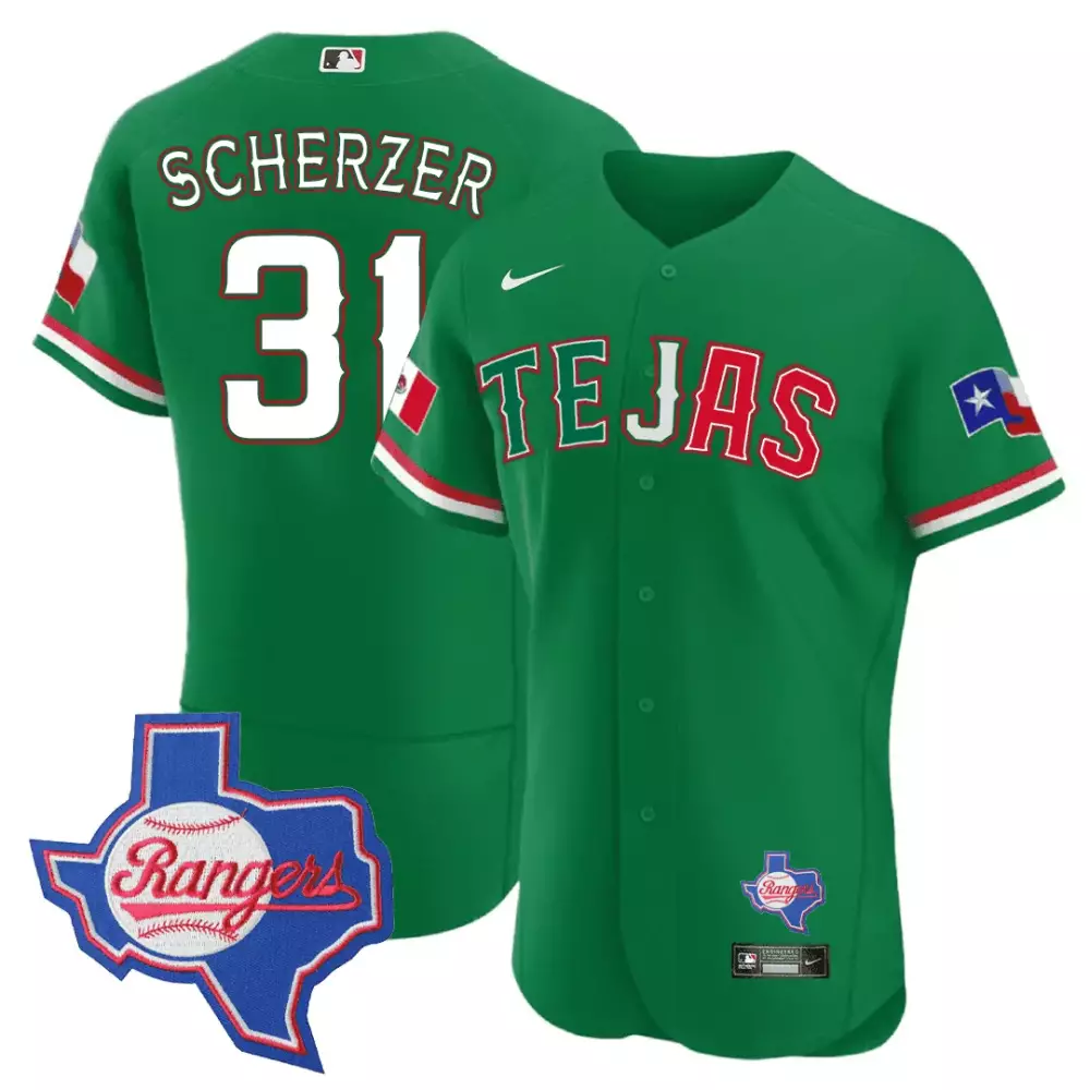 max scherzer cream mens texas rangers 2023 world series champions city connect vapor premier limited jersey all stitched