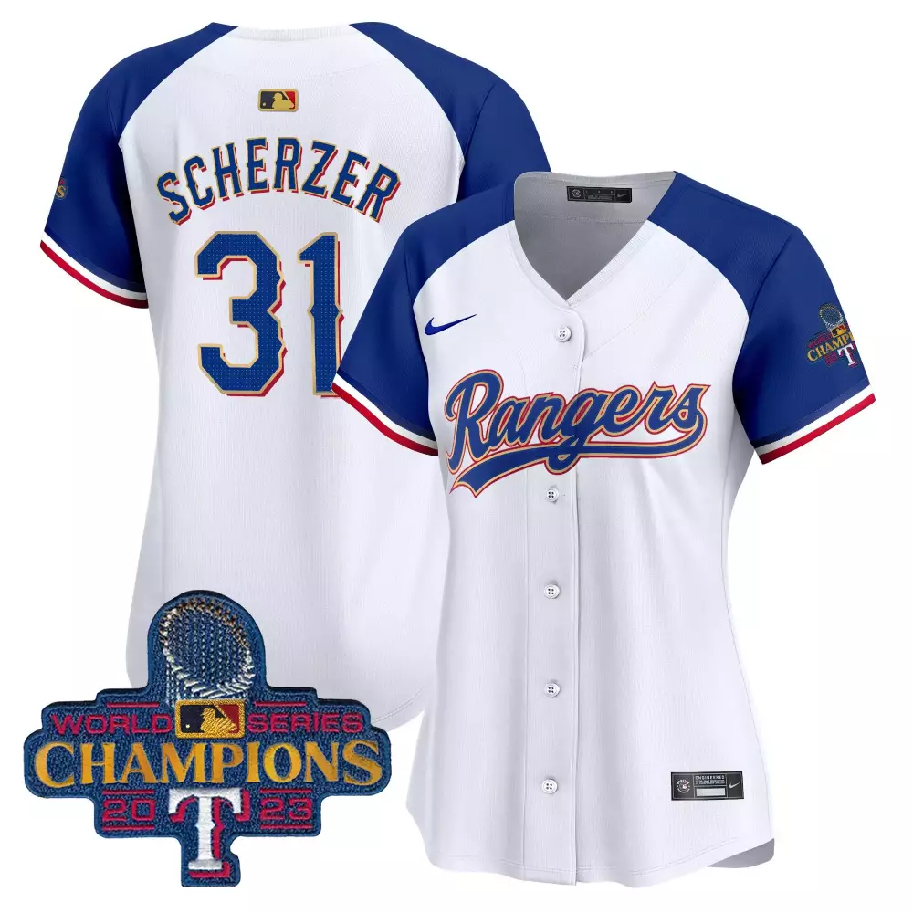 max scherzer royal womens texas rangers armed forces day vapor premier limited jersey all stitched