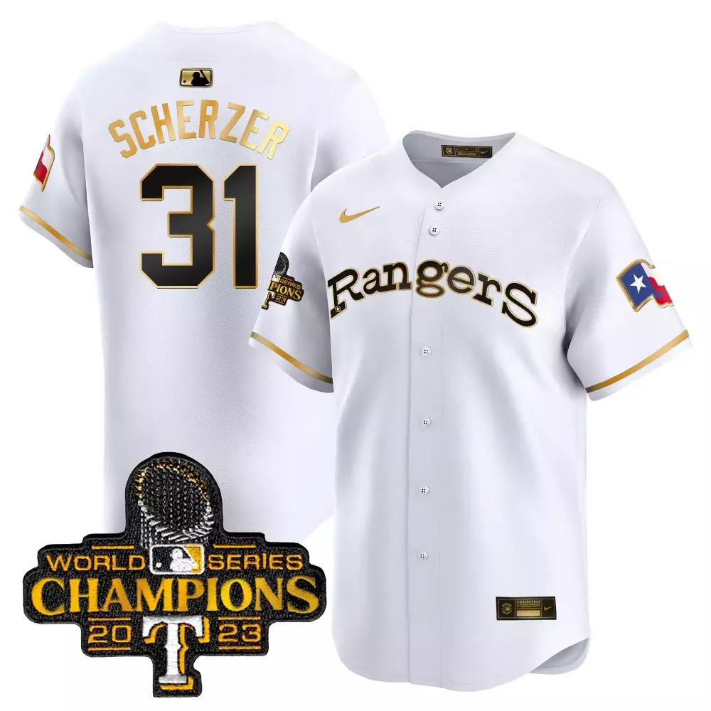 max scherzer white gold mens texas rangers throwback 1972 vapor premier limited jersey all stitched