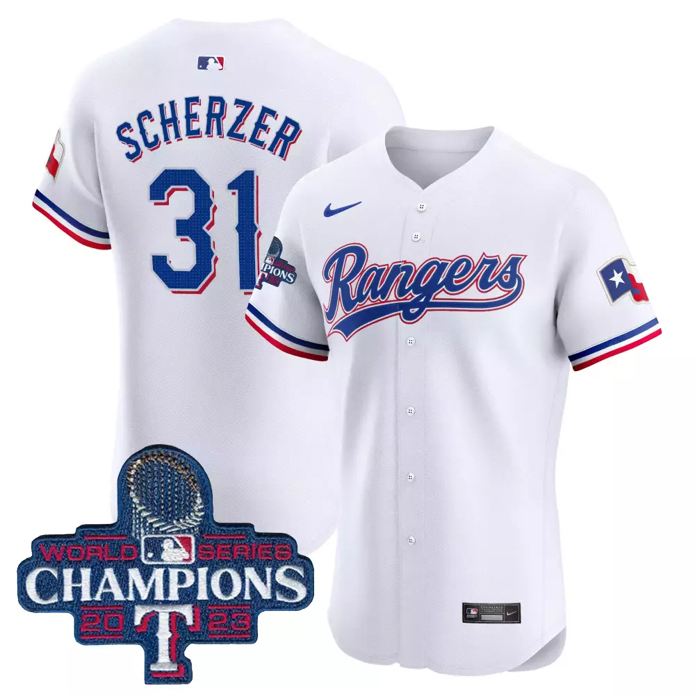 max scherzer white mens texas rangers throwback 1972 vapor premier limited jersey all stitched