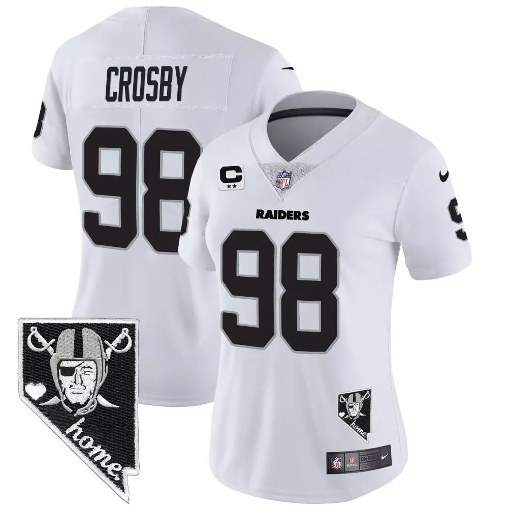 Maxx Crosby Las Vegas Raiders 2022 Salute to Service Retired Player Limited Olive Jersey | All Stitched | For Women | For Men, Women & Youth