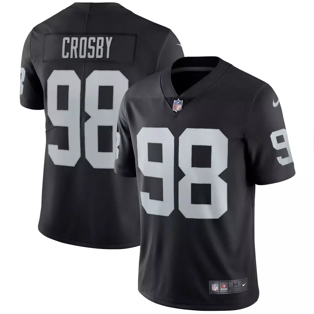 Maxx Crosby Las Vegas Raiders Alternate Vapor Limited Jersey | All Stitched | Fan Gear for Men, Women & Youth