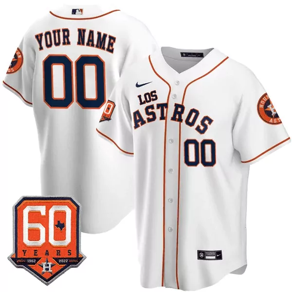 men white houston astros colt baseball throwback custom jersey all stitched