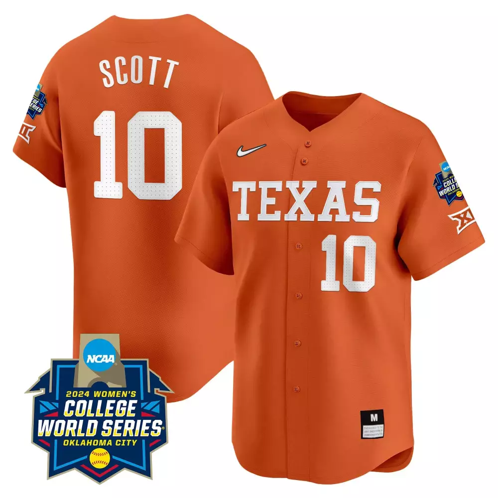 mia scott black mens size texas longhorns womens college world series champions vapor premier limited jersey v2 all stit