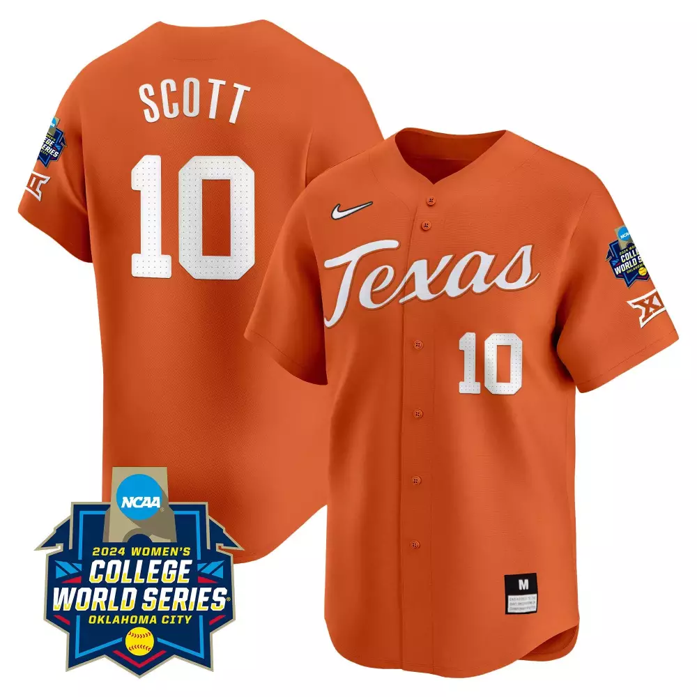 mia scott black mens size texas longhorns womens college world series champions vapor premier limited jersey v2 all stit