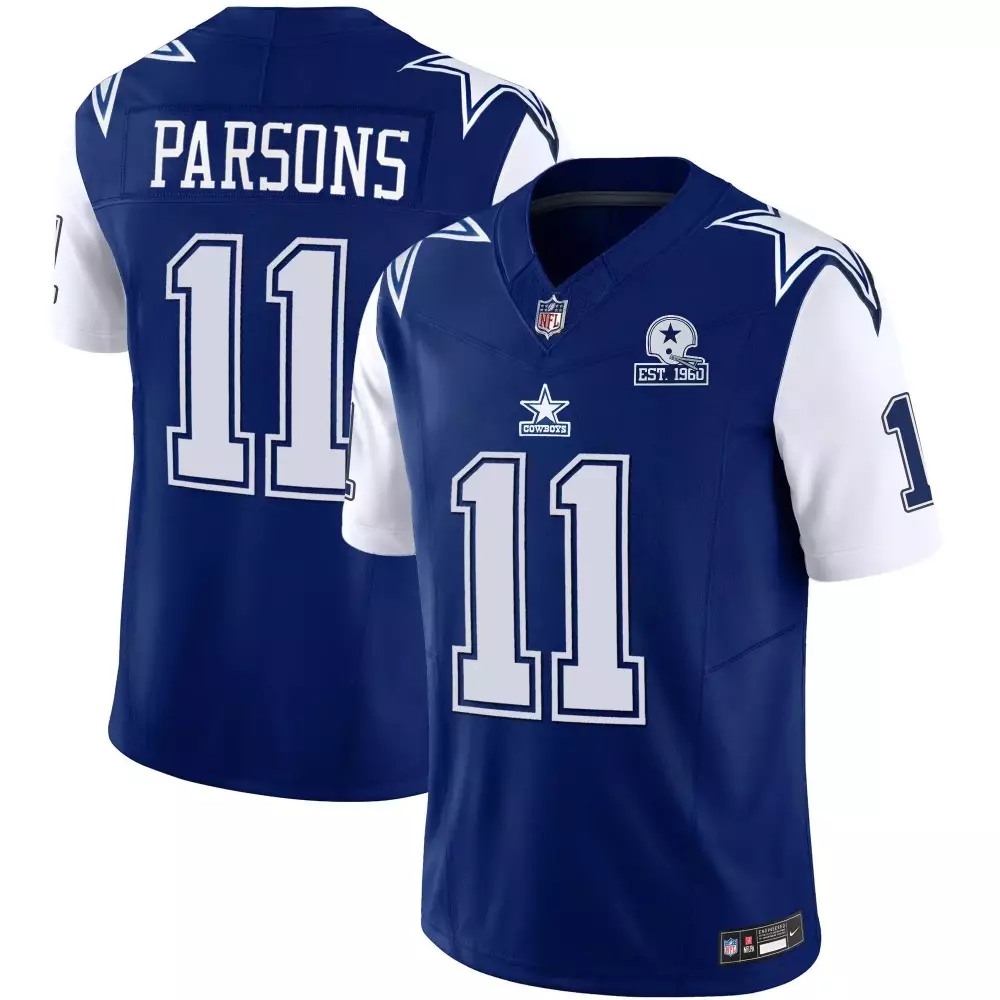 Micah Parsons 1995 Dallas Cowboys Throwback Limited Vapor Jersey | All Stitched Style | For Men, Women & Youth