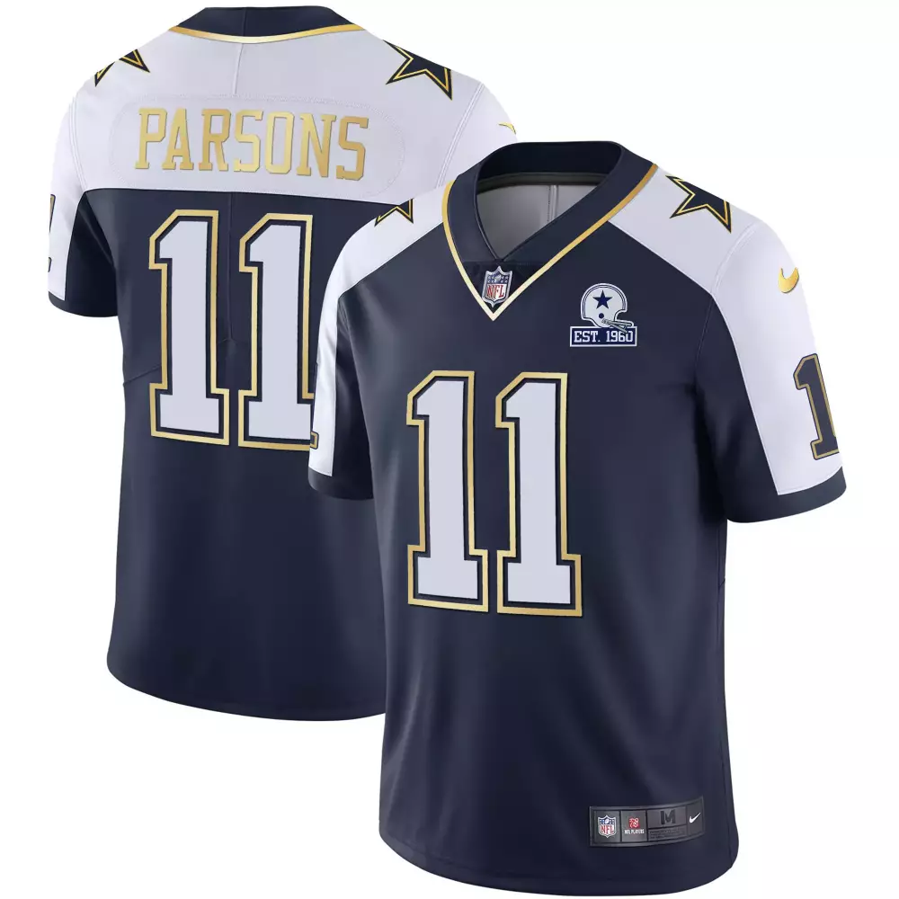 Micah Parsons Dallas Cowboys Vapor Gold Jersey | All Stitched Fan Gear | For Men, Women & Youth