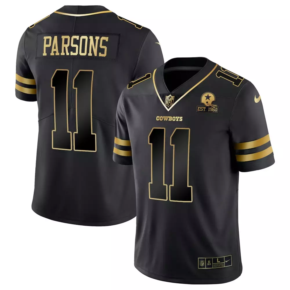 Micah Parsons Dallas Cowboys Vapor Gold Jersey | All Stitched Fan Gear | For Men, Women & Youth