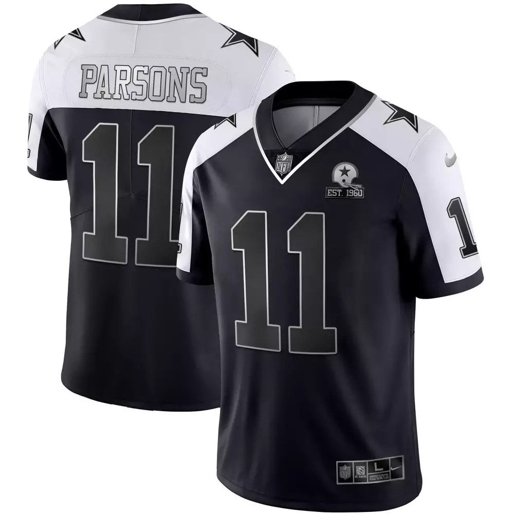 Micah Parsons Dallas Cowboys Black Silver Men's Jersey | Alternate Vapor Black Gold Navy Limited | Fan Gear for Men, Women & Youth