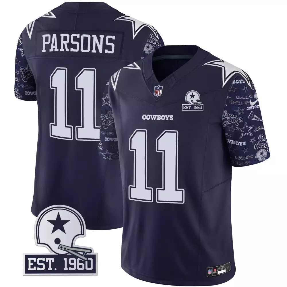 Micah Parsons Dallas Cowboys Pattern Style Vapor Limited Jersey | Stitched Fan Gear for Men, Women & Youth | Unique Game Day Outfit