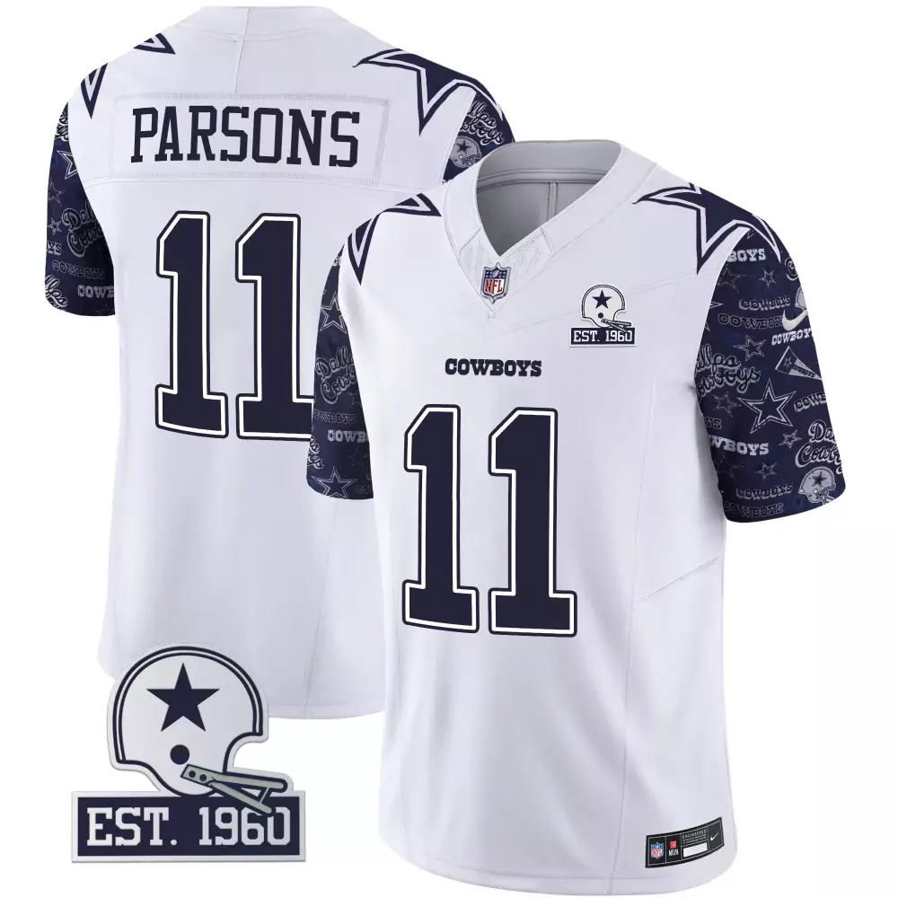 Micah Parsons Dallas Cowboys Navy Gold Vapor Gold Jersey | Stitched Fan Gear for Men, Women & Youth | Ideal for Game Day