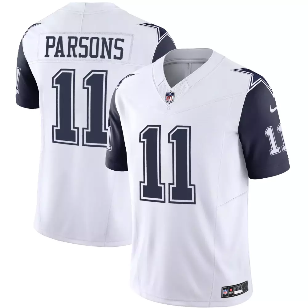 Micah Parsons Dallas Cowboys Navy Sleeves Vapor Jersey | Limited Edition All Stitched | Fan Gear for Men, Women & Youth